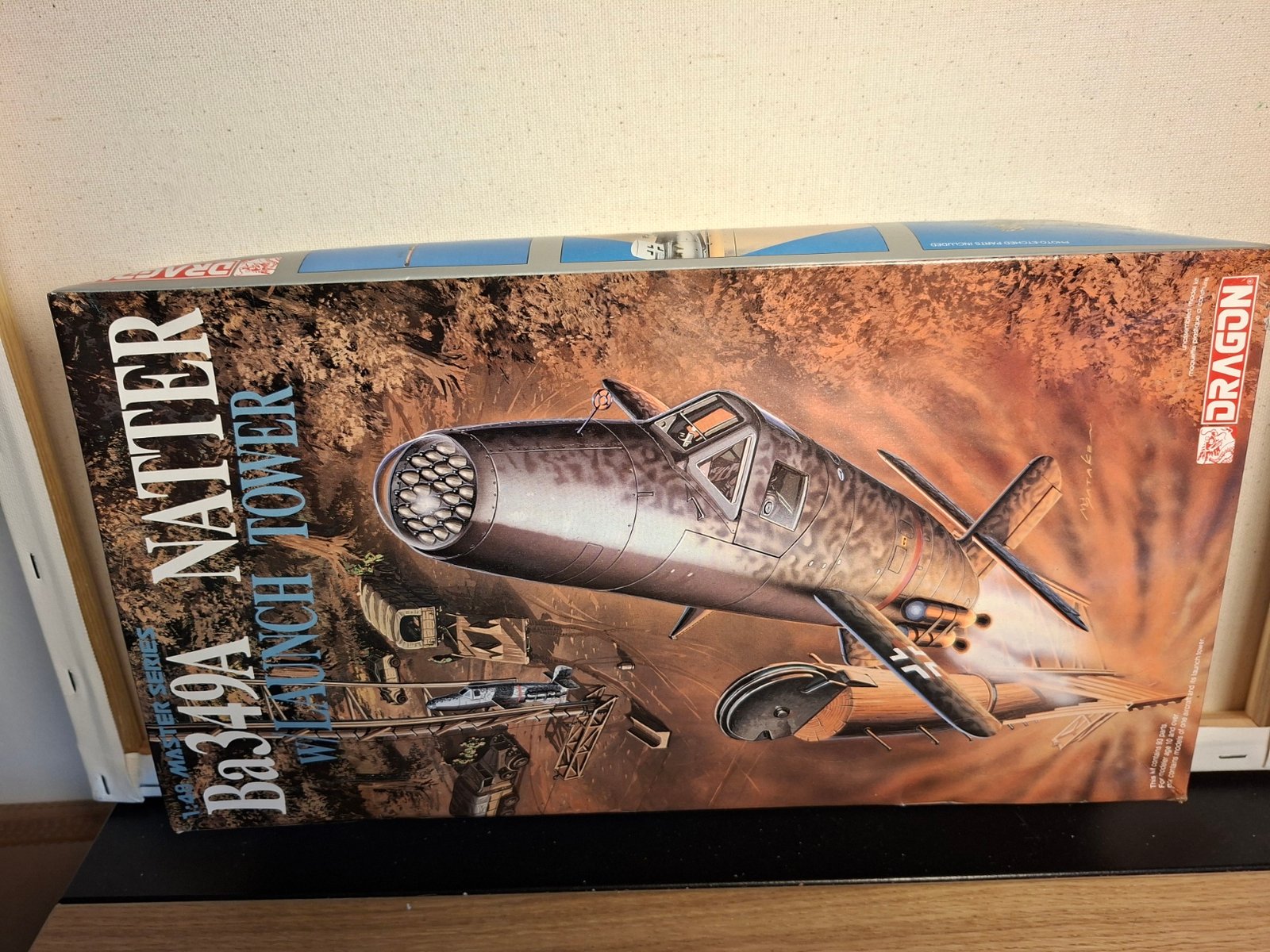 Dragon 5516 Ba349A Natter with Launch Tower 1:48 scale model kit, sealed box