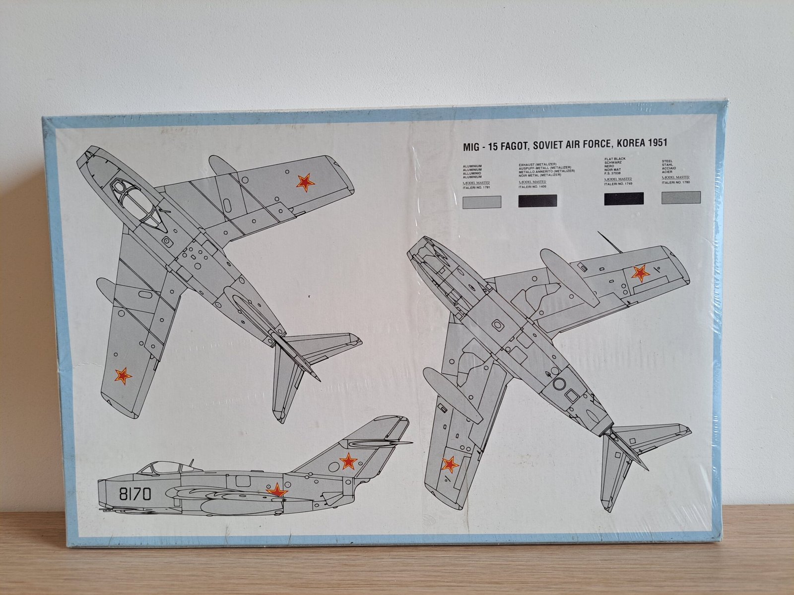 Italeri 033 MiG-15 1:72 factory-sealed model kit box
