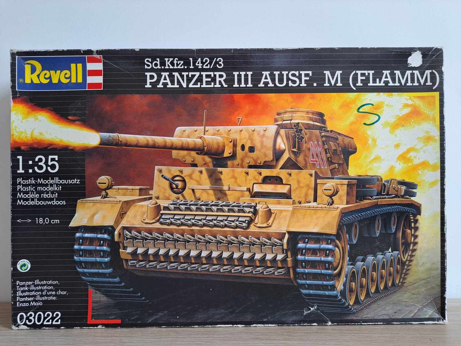 Revell 03022 Panzer III Ausf. M Flamm 1:35 model kit