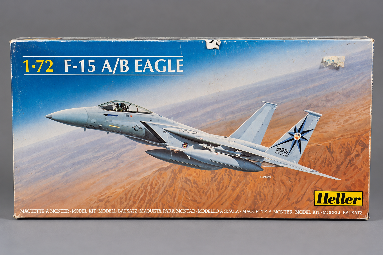 Heller 80336 F-15 Eagle 1:72 sealed fighter aircraft model kit