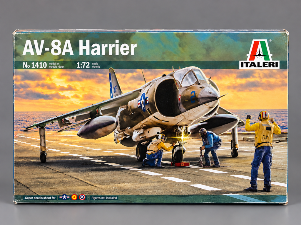 Italeri 1410 AV-8A Harrier 1:72 factory sealed model kit