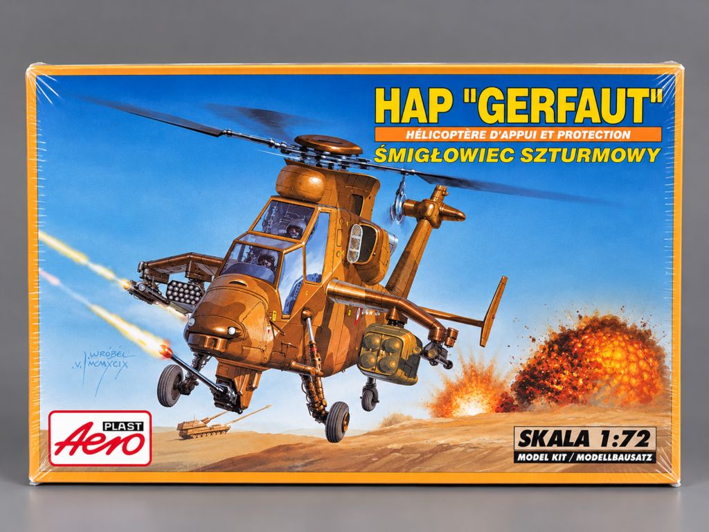 Aeroplast HAP Gerfaut 1/72 aircraft model kit box