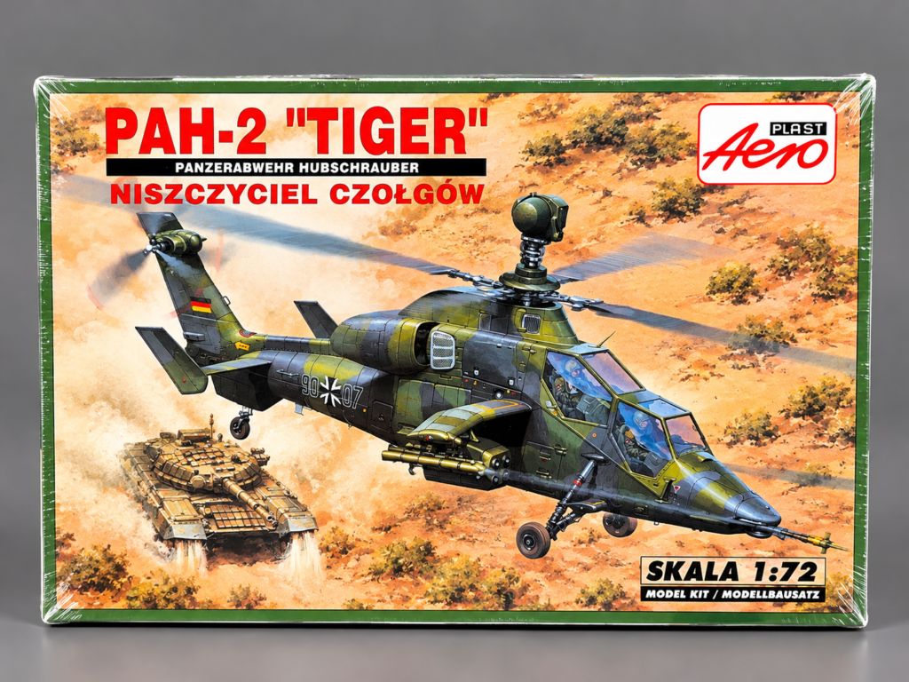 Aeroplast PAH-2 Tiger 1:72 military helicopter model kit box