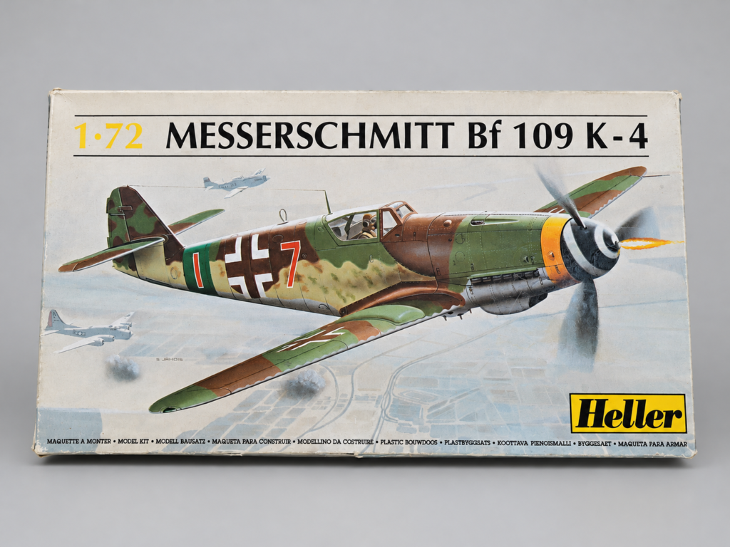 Heller 80229 Messerschmitt Bf 109 K-4 1:72 scale model kit box